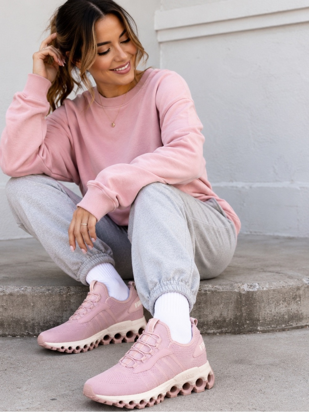 K Swiss Melrose Tube Lite Pink Sneakers Women’s 9.5 Athleisure